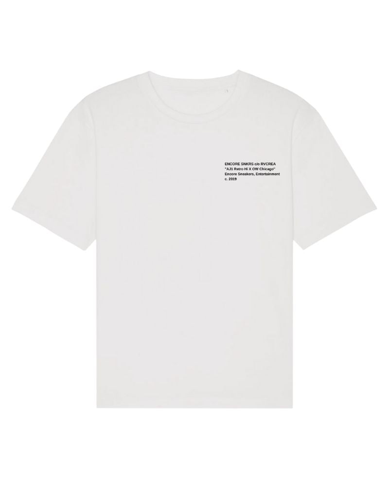 ENCORE Sneakers X RVCREA 'Virgil One Chic' T-shirt (white)