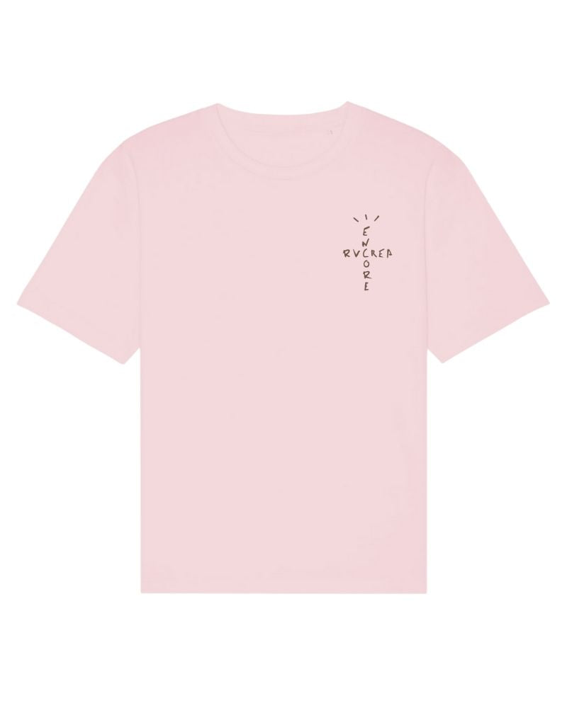 ENCORE Sneakers X RVCREA 'Travis HI Mocha' T-shirt (Pink)