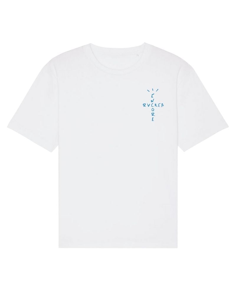 ENCORE Sneakers X RVCREA Fragment Blue Tee (White)
