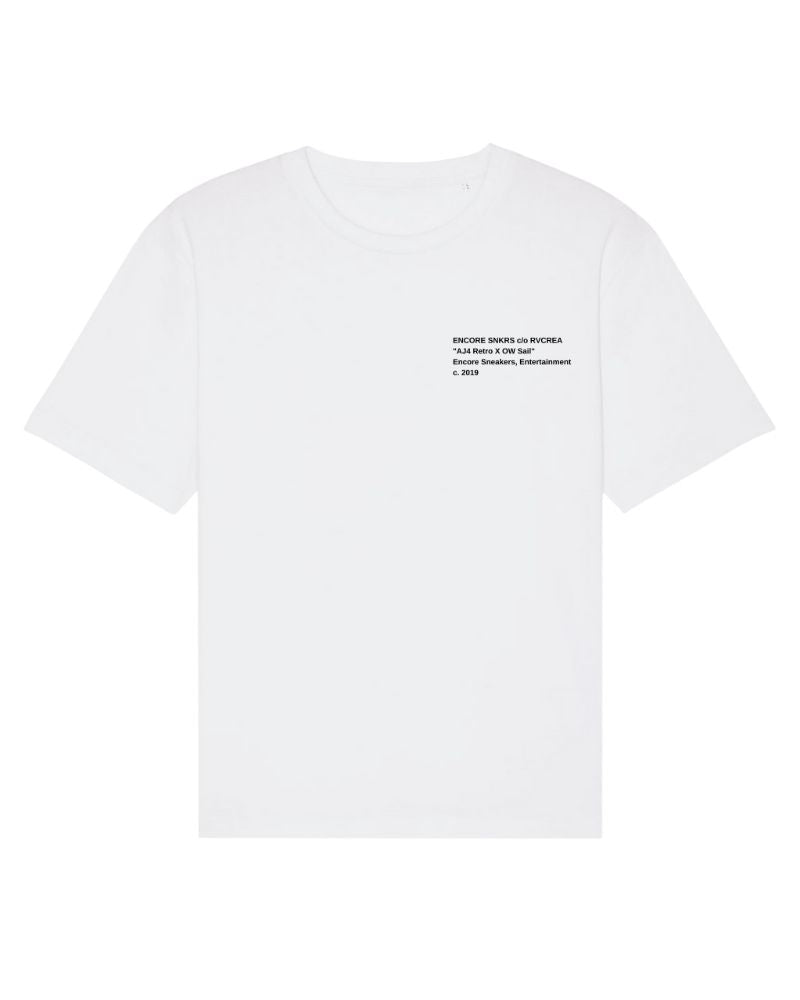 ENCORE Sneakers X RVCREA 'Virgil J4' T-shirt (white)