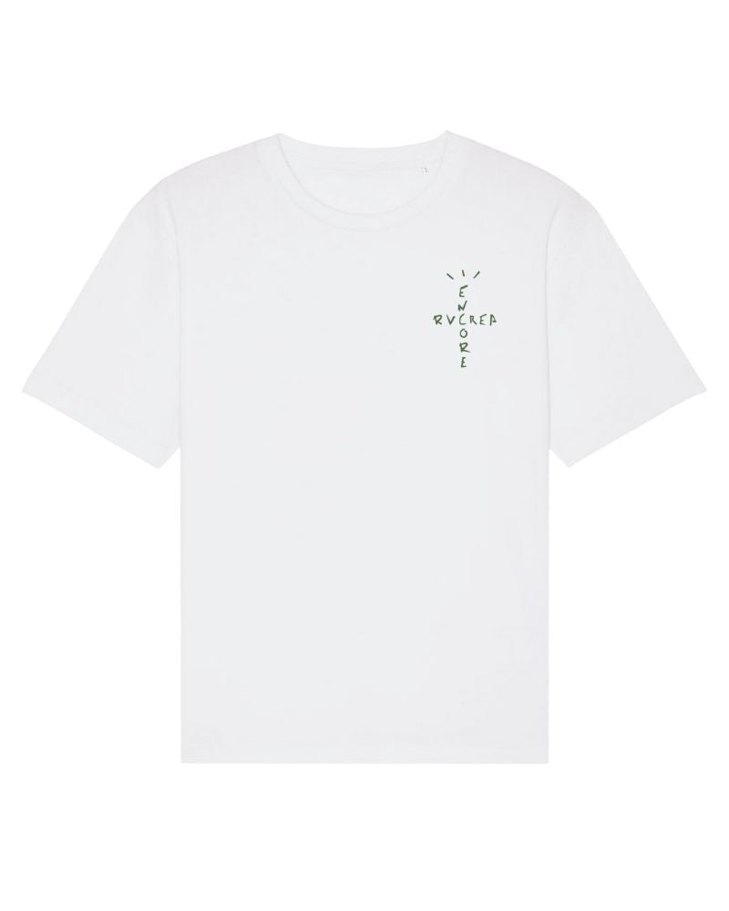 ENCORE Sneakers X RVCREA Travis Olive T-Shirt (White)
