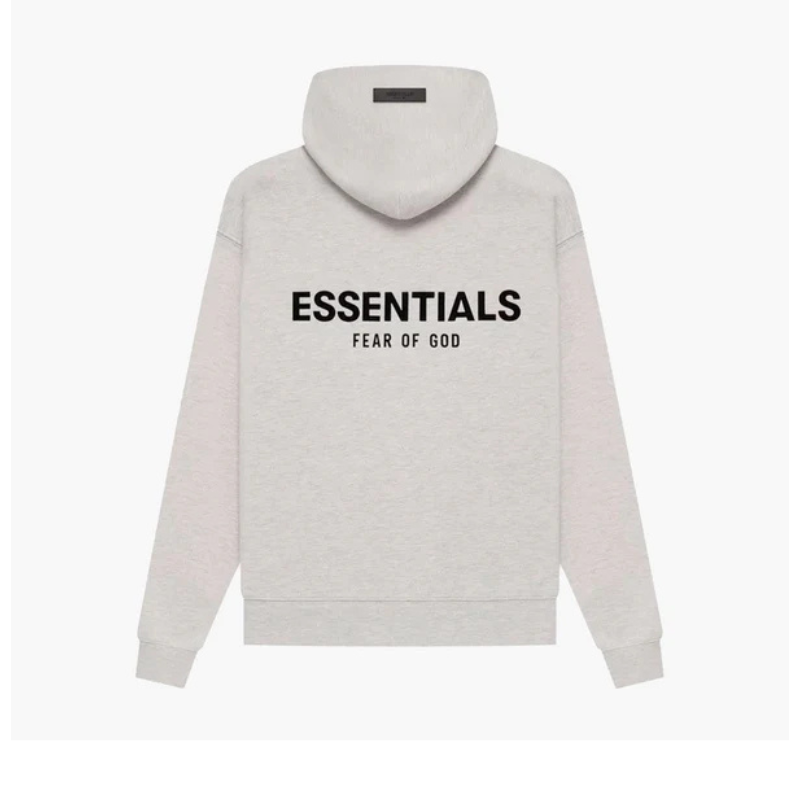 Hoodie Fear of God Essentials Light Oatmeal SS22