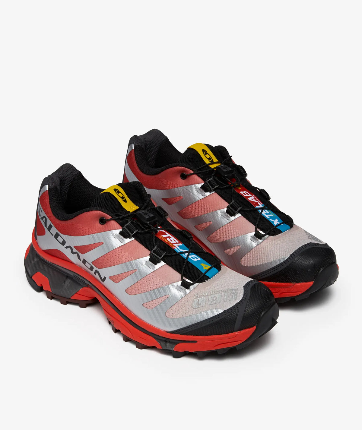 Salomon XT-4 OG Silver Black Fiery Red