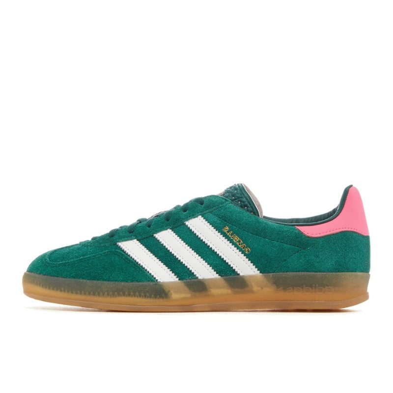 Adidas Gazelle Indoor Collegiate Green Lucid Pink - IG5929