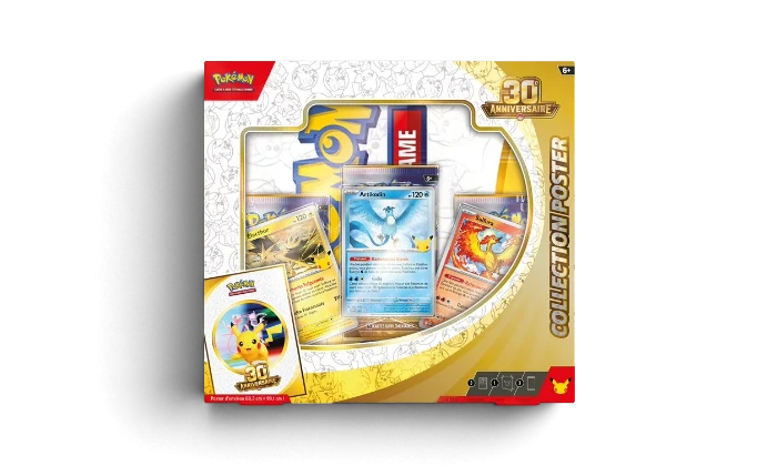 Pokémon 30 Ans – Coffret Poster – Produit Français