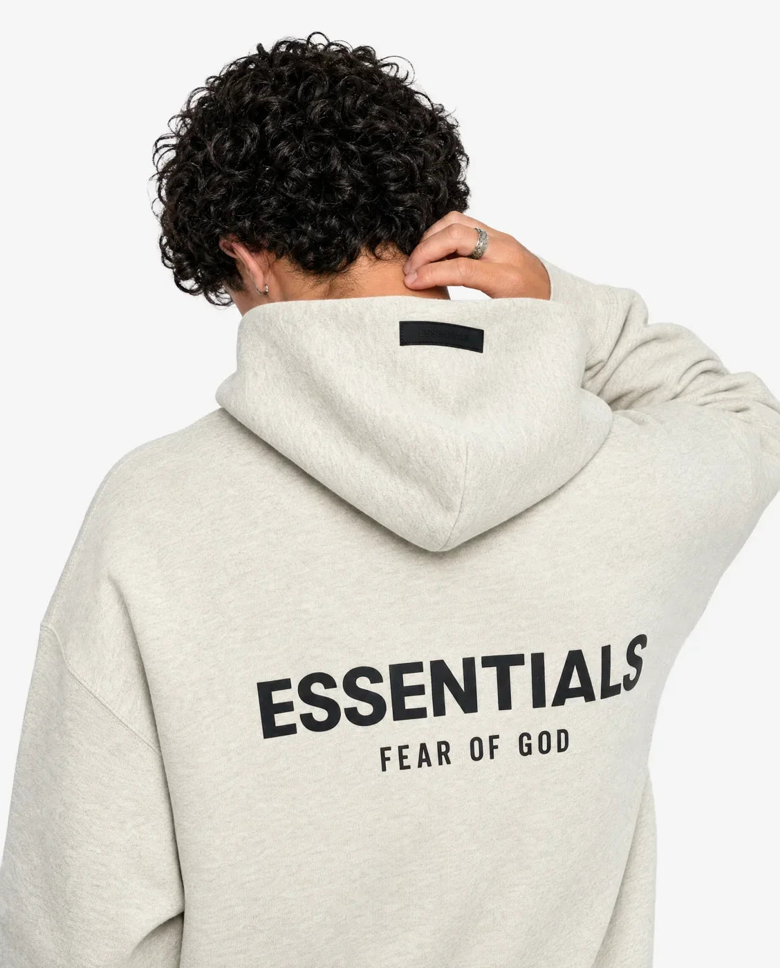 Fear of God Essentials (SS22) Hoodie Light Oatmeal