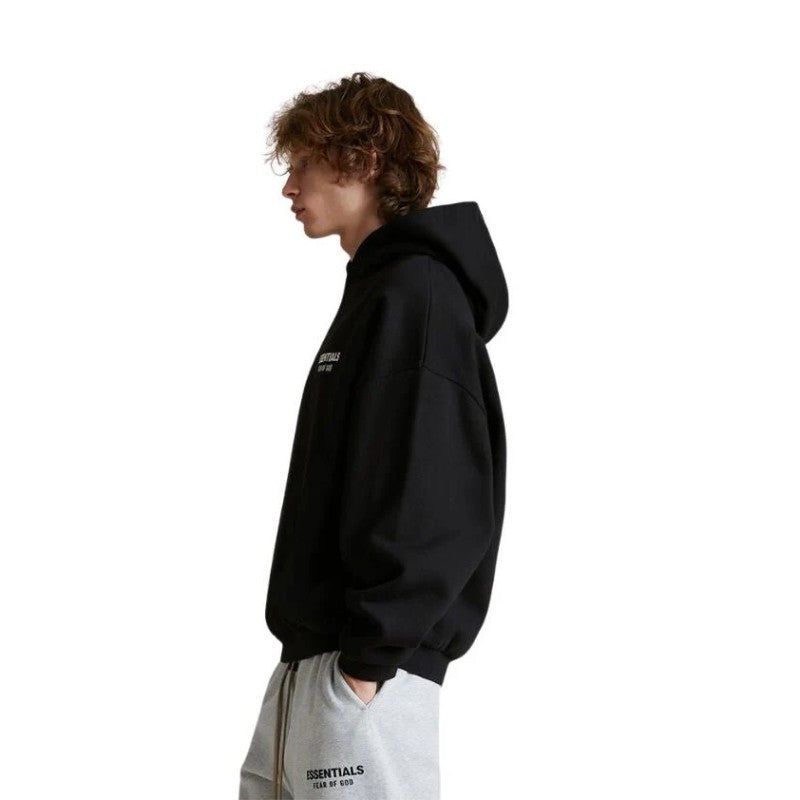 Fear Of God Fear of God Essentials Fleece Hoodie (FW24) Black - 192HO246250F