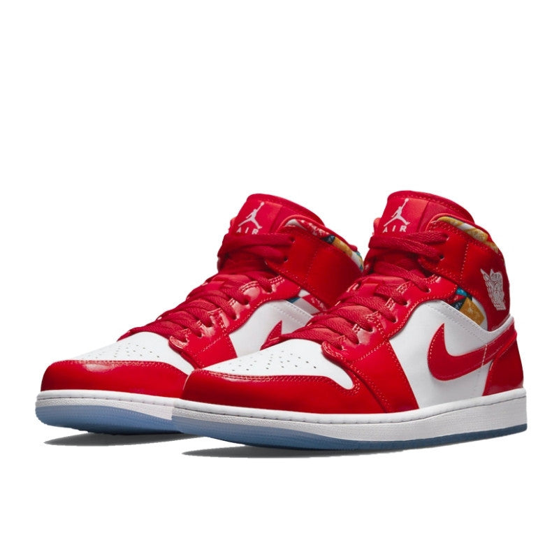 Air Jordan Air Jordan 1 Mid SE Barcelona Sweater - DC7294-600 / DC7248-600