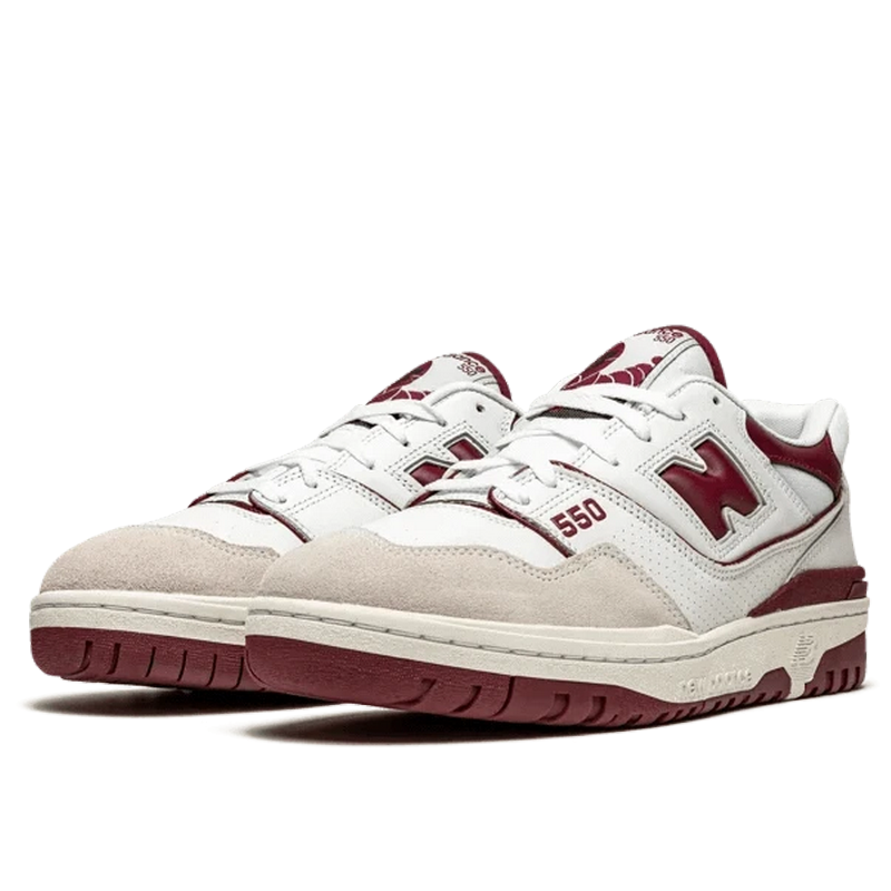New Balance 550 Sea Salt Burgundy - BB550LI1