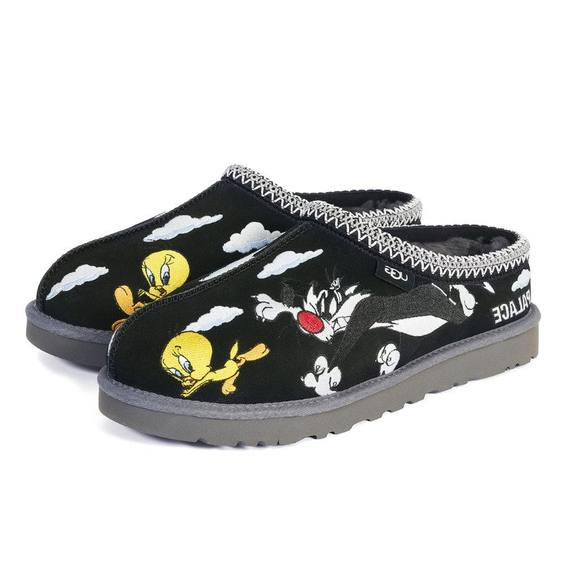 UGG Tasman Slipper Palace x Looney Tunes Black - 1181910-BLK