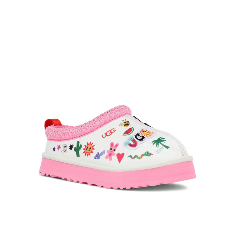UGG Tazz Slipper Humberto Cruz Pop Sketch - 1155751-WHT / 1154433K-WHT