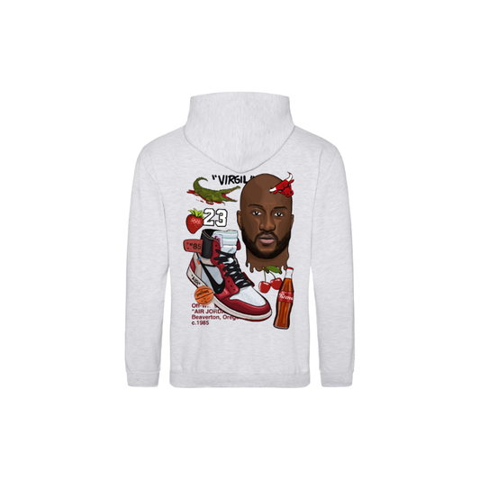 ENCORE Sneakers X RVCREA Off-Chicago 1 Hoodie (Ash)