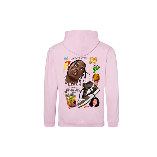 ENCORE Sneakers X RVCREA Hoodie - TVS1 Hi DARK MOCHA (LIGHT PINK)
