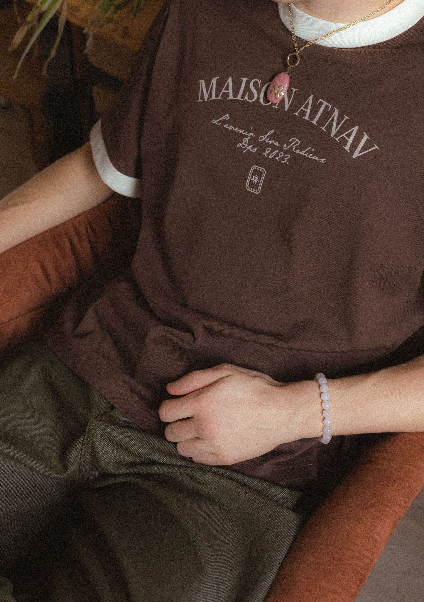 Maison ATNV - Tee-shirt Marron