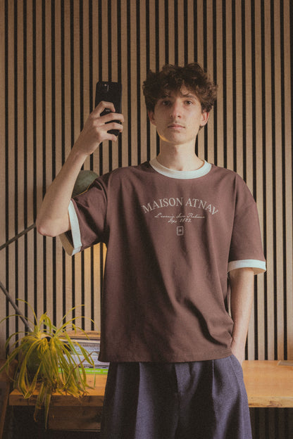 Maison ATNV - Tee-shirt Marron