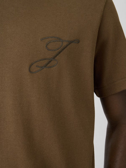 Jacquemus Le T-shirt Logo Khaki