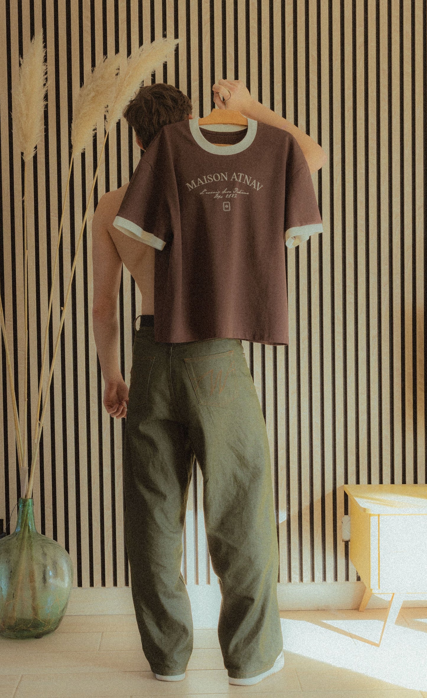 Maison ATNV - Tee-shirt Marron