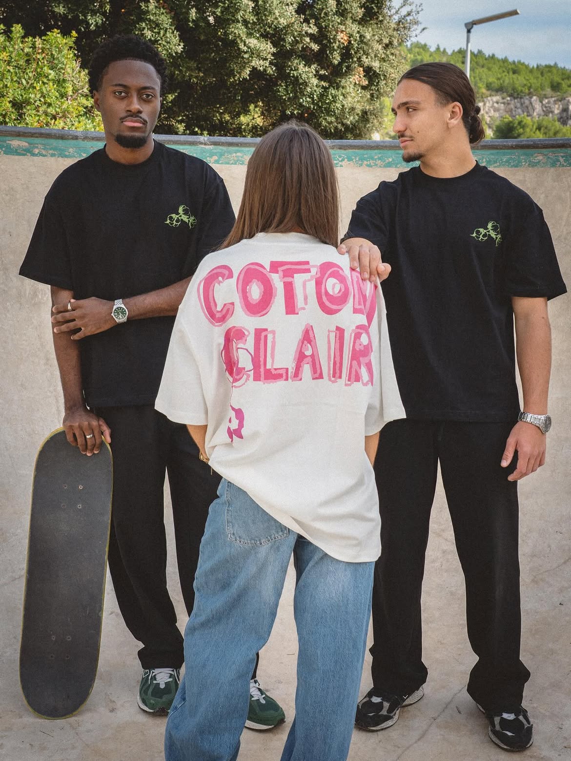 Coton Clair Tee-shirt White Pink