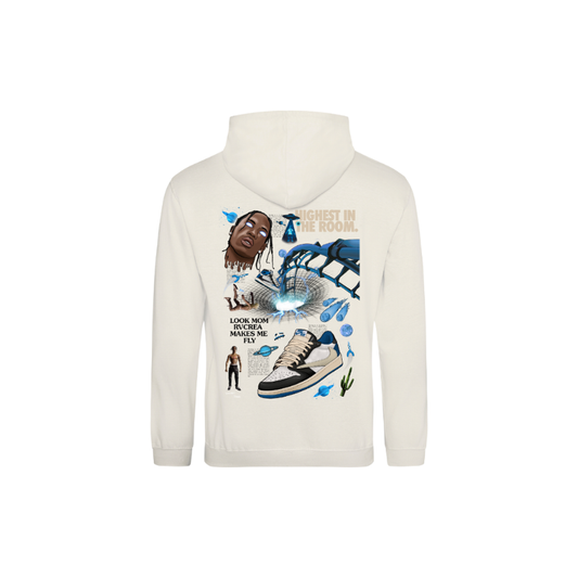ENCORE Sneakers X RVCREA Hoodie - TVS1 Low BLUE FRAGMENT (VANILLA)