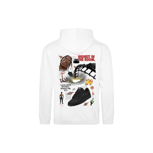 ENCORE Sneakers X RVCREA Hoodie - TVS1 Low Black Phantom (WHITE)