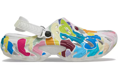 Crocs x Bape Echo II Clog Pure Rainbow Camo White