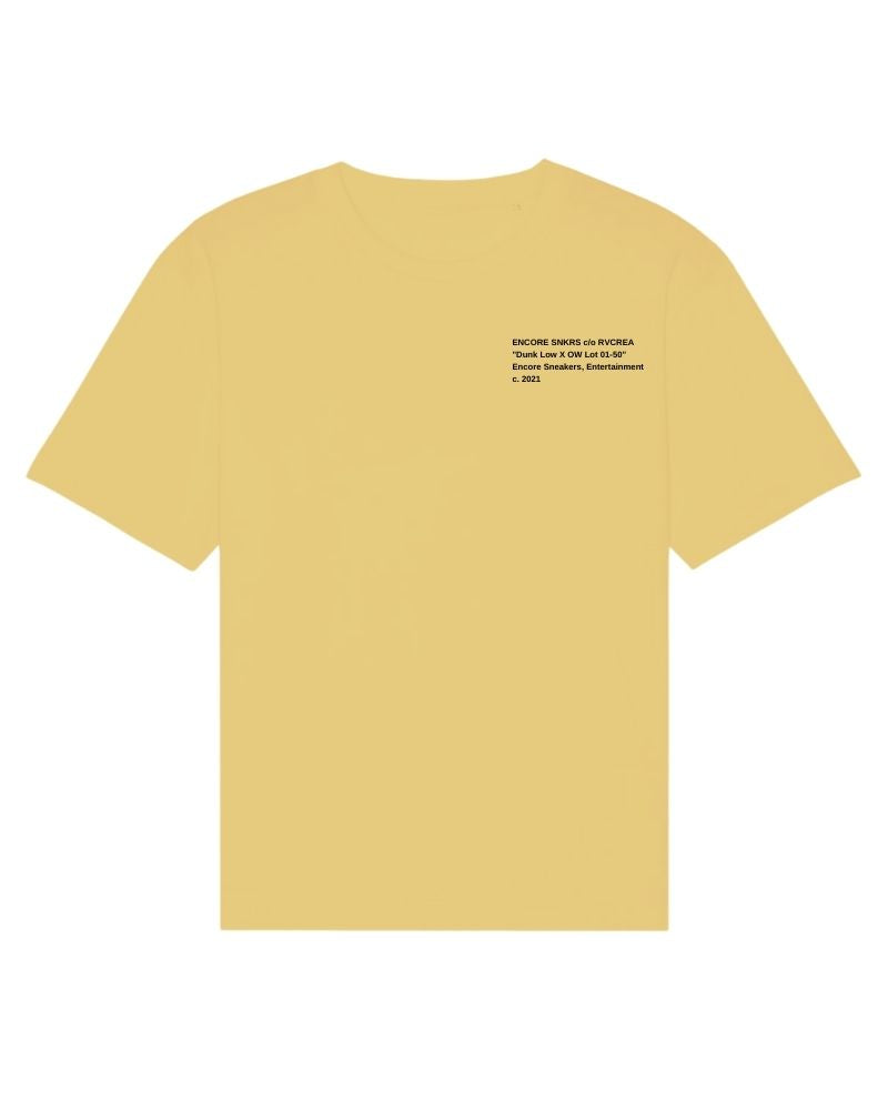ENCORE Sneakers X RVCREA Off-Dunk Lot 01 Tee (Gold)