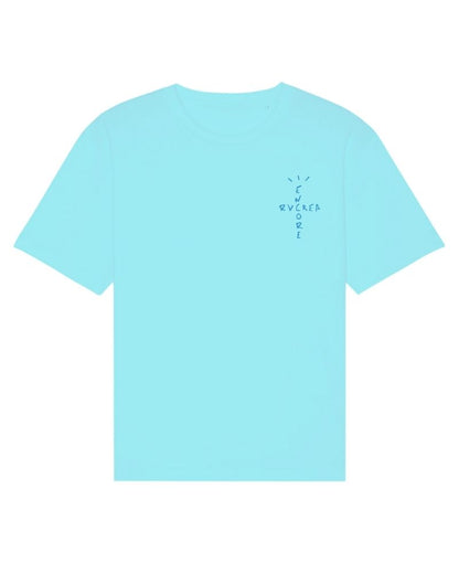 ENCORE SNEAKERS  X RVCREA AJ4 Blue Tee (Sky Blue)
