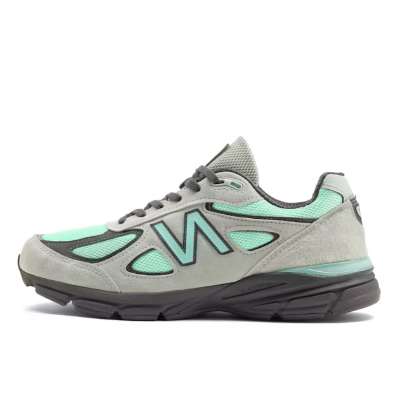 New Balance 990v4 MiUSA Silver Moss Bright Mint