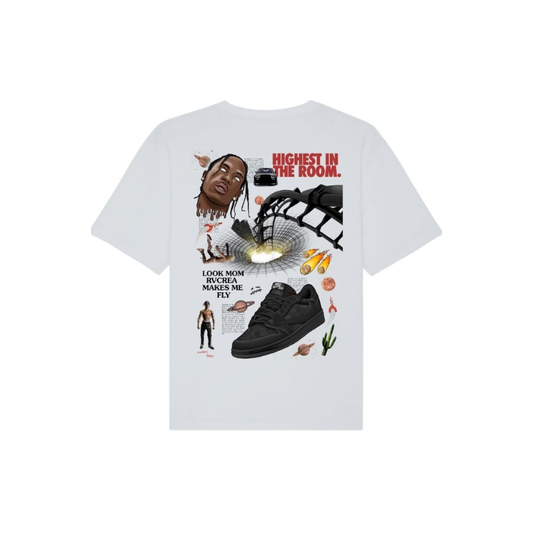 ENCORE Sneakers X RVCREA Black Phantom Tee (Moon Grey)