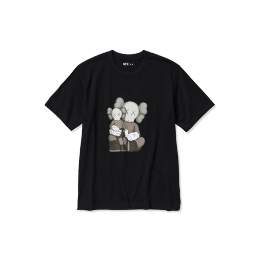 Uniqlo T-Shirt KAWS Black Graphic