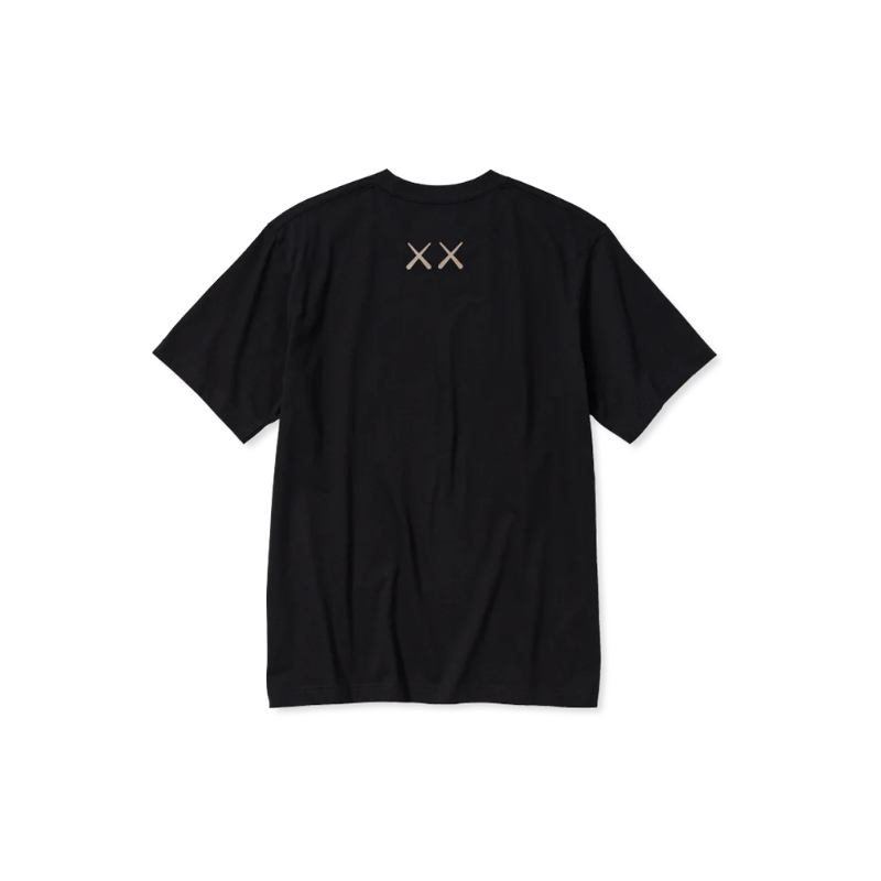 Uniqlo T-Shirt KAWS Black Graphic
