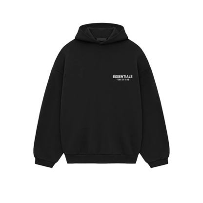 Hoodie Fear of God Essentials Fleece FW24 Black