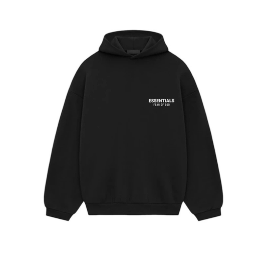 Hoodie Fear of God Essentials Fleece FW24 Black