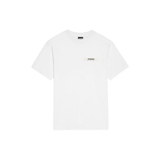 Jacquemus Le T-Shirt Gros Grain Blanc
