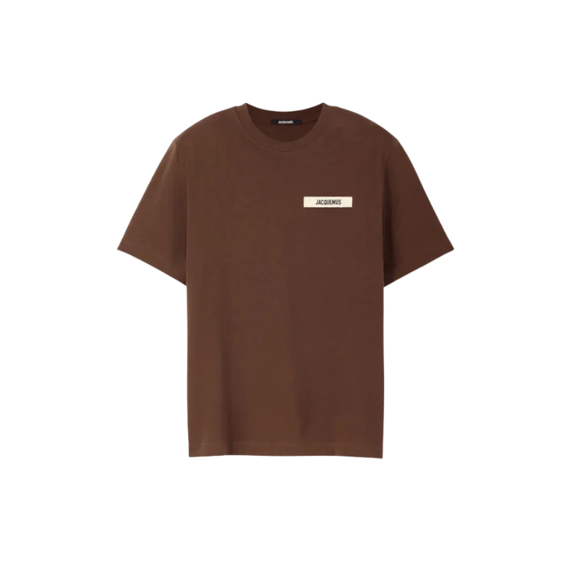 Jacquemus Le T-Shirt Gros Grain Marron