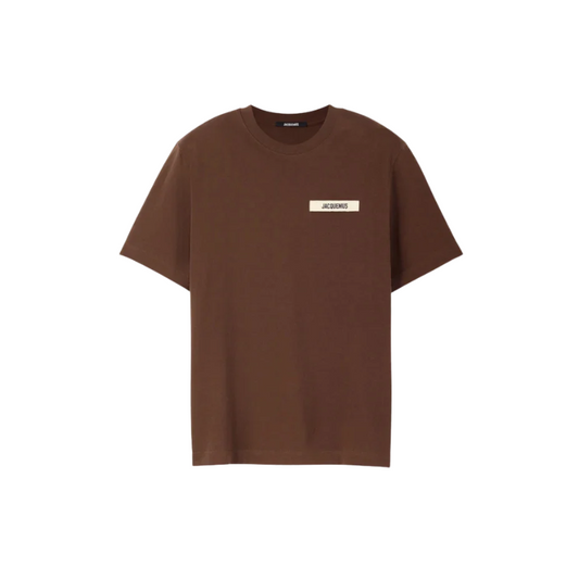 Jacquemus Le T-Shirt Gros Grain Marron