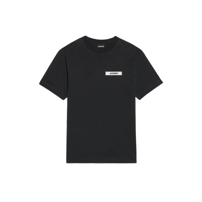 Jacquemus Le T-Shirt Gros Grain Noir
