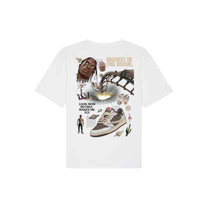 ENCORE Sneakers X RVCREA 'Travis Reverse mocha' T-shirt (white)