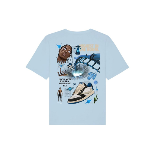 ENCORE Sneakers X RVCREA Fragment Blue Tee (Light Blue)