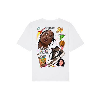 ENCORE Sneakers X RVCREA Dark Mocha Tee (White)
