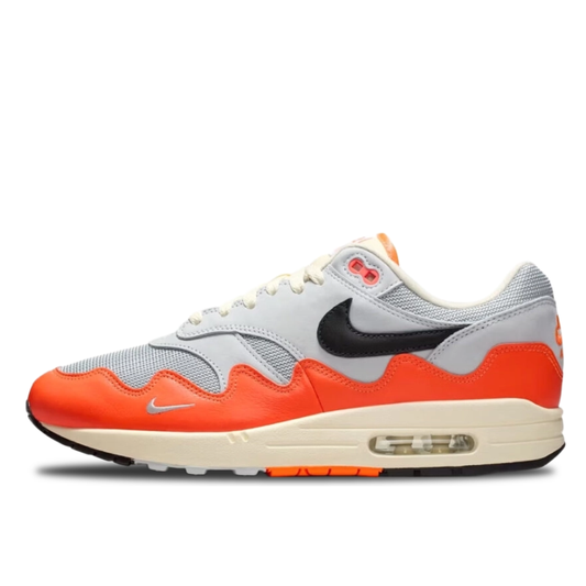 Nike Air Max 1 Patta Waves Hyper Crimson Pure Platinum (With Bracelet)