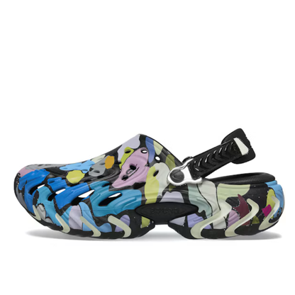 Crocs x Bape Echo II Clog Rainbow Camo Black