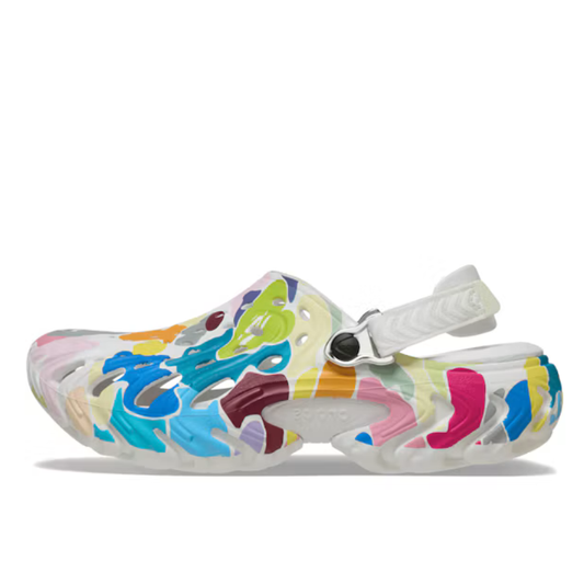 Crocs x Bape Echo II Clog Pure Rainbow Camo White