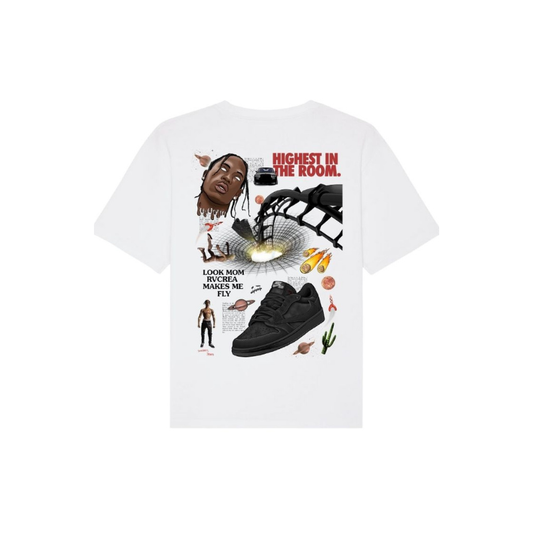 ENCORE Sneakers X RVCREA Black Phantom Tee (White)