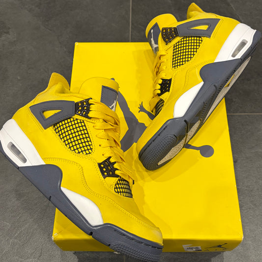 Air Jordan 4 Retro Tour Yellow (Lightning) - Taille 43 (Occasion)
