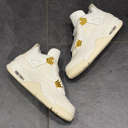 Air Jordan 4 Sail Metallic Gold - Taille 38,5 (Occasion)