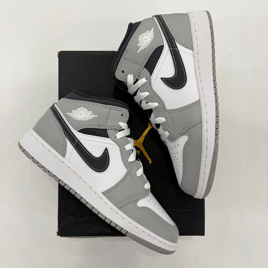 Air Jordan 1 Mid Light Smoke Grey Anthracite