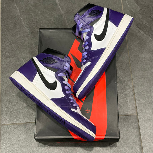 Air Jordan 1 Retro High OG Court Purple White - Taille 44 (Occasion)
