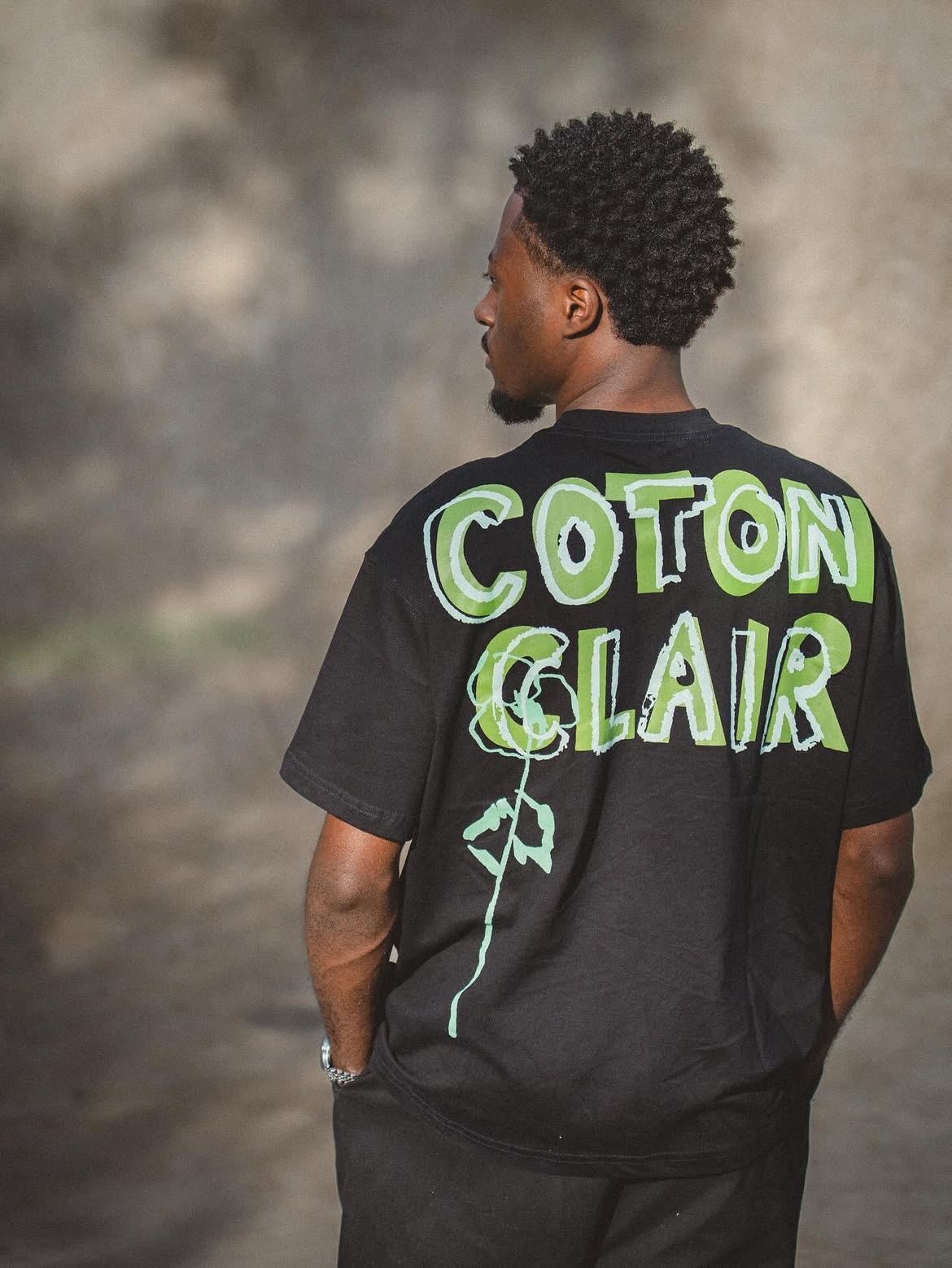 Coton Clair Tee-shirt Black Green