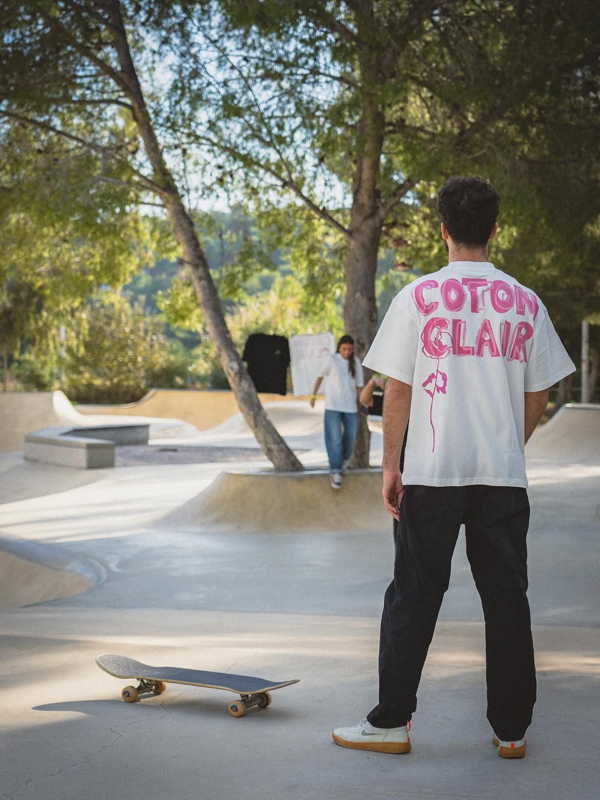 Coton Clair Tee-shirt White Pink
